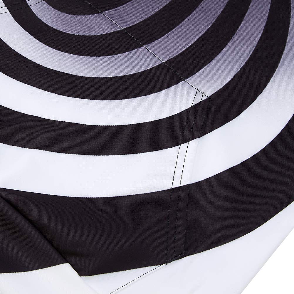 UNICOMIDEA 8-12 Years Old Kids Pullover Hoodies All Over Print White Black Swirl Cool Personalized Loose Fit Comfy Durable Sweatershirts Jackets Back to School Clothing for Teenager Boys Girls M