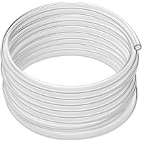 100 Feet Clear Flexible PVC Vinyl Tubing – 5/16" ID X 7/16" OD, Food Grade, Unbranded