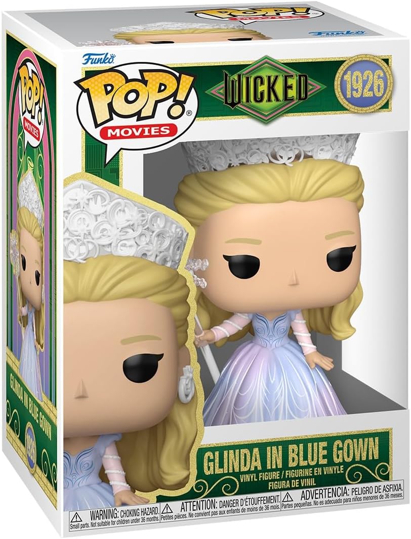 Funko Pop Movies Wicked for Good Glinda in Blue Gown Figure