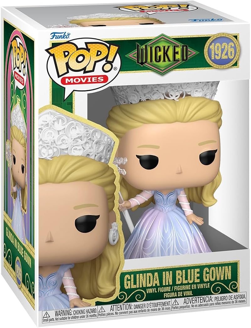 Funko Pop Movies Wicked for Good Glinda in Blue Gown Figure