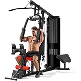 JELENS Home Gym, Multifunctional H11 Home Gym Equipment, Workout Station with 150LBS Weight Stack, Exercise Equipment with Pulley System for Full Body Training