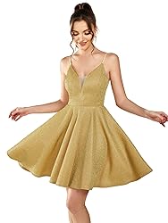 Ever-Pretty Women's Summer Dresses Glitter V Neck