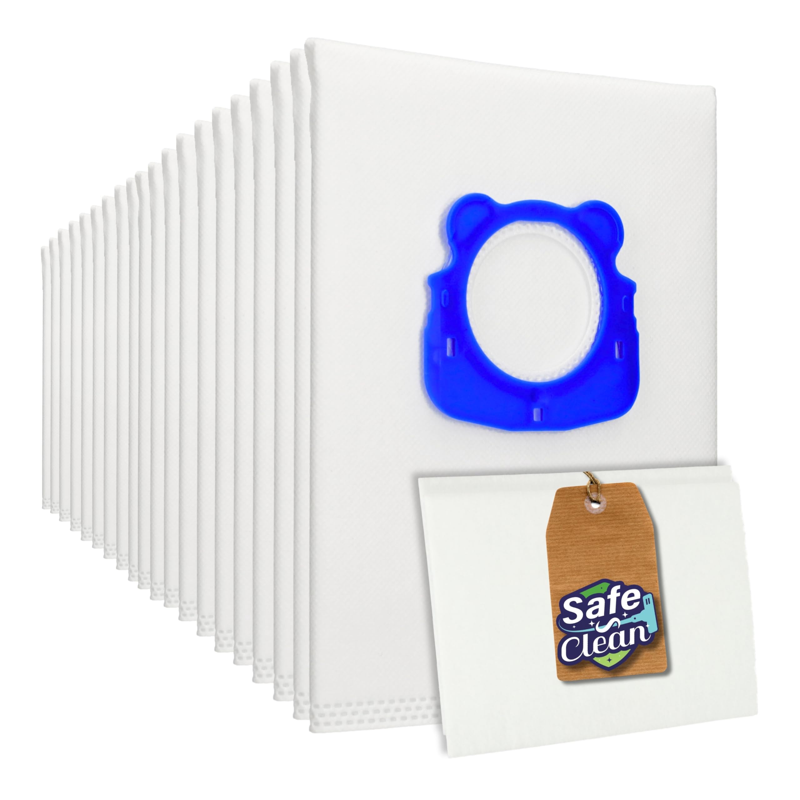 20 Vacuum Cleaner Bags for Rowenta Vacuum Cleaner RO3953EA Compact Power, RO3950- RO3980, RO 3950 Parquet, RO 3980 Animal Care, Silence Force Compact replacement for ZR200520 by Microsafe