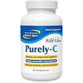 NORTH AMERICAN HERB &amp; SPICE Purely-C - 90 Capsules - Healthy Immune Function - Camu Camu Berries, Wild Berries, Rose Hips - Non-GMO - 30 Total Servings