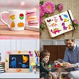 Vicloon 3D Puffy Stickers 36pcs Kids 3+ PVC Mixed Styles Reward view 6