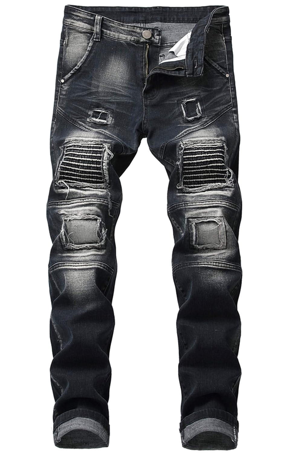 biker jeans straight fit