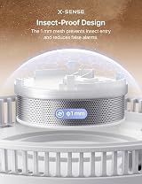X-Sense Smoke Alarm SD11 10-Year Battery Magnetic Mount LED Silence view 7