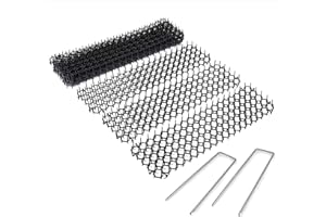 10Pcs Repellent Mats U Shape Nails Garden Prickle Strip Dig Stop Cat Dog Deterrent Mat Spike Supplies