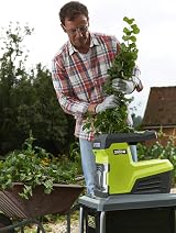 Ryobi 3000W Silent Impact Shredder RSH3045U 45 cm Cutting Diameter view 3