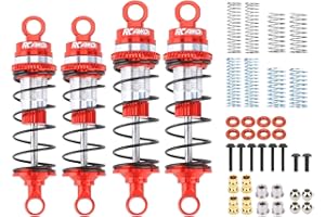 RCAWD Alloy Front Rear Shock for Losi 1/16 Mini-B 1/18 Mini-T Shocks Series Upgrades Part Red