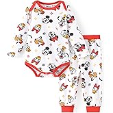 Disney Winnie the Pooh Yoda Minnie Mouse Creeper Bodysuits Baby Girl/Boy Organic Cotton Long Sleeve Fall Outfits 0-18 Months
