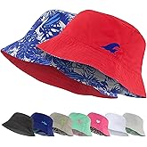 Kids Bucket Hat for Girls & Boys, Packable Fun & Cool Reversible Beach Sun Teen Toddler Bucket Hat - Ages 3-14 Years