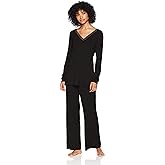 Natori womens Feathers Knit Long Sleeve Pj
