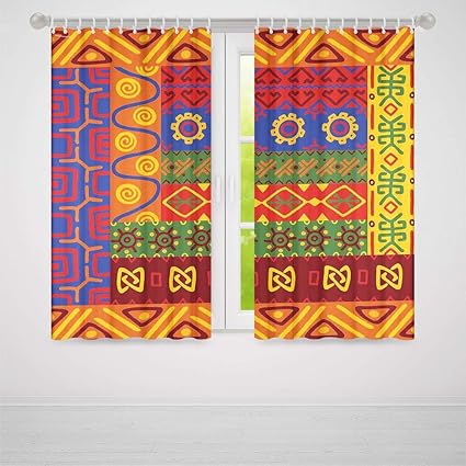 Amazon Com Yoliyana Primitive Bedroom Blackout Curtains