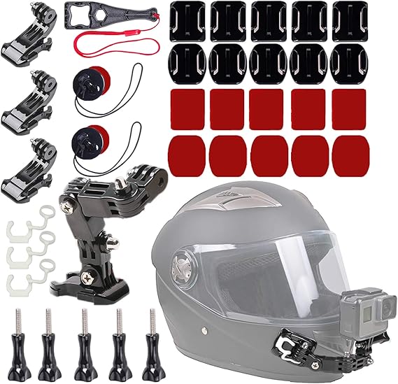 bike helmet with gopro mount built in