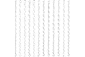 Hicarer 24 Pcs White Faux Pearl Necklaces Bulk White Beaded Necklaces 31.5 Inch for Women Girls Mardi Gras Wedding Bridal Birthday Tea Party Decorations