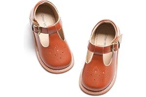 Otter MOMO Toddler Little Girls Oxford Shoes Mary Jane Flat T-Strap School Uniform Party Dress Shoes