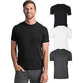 True Classic Mens T-Shirts – Short Sleeve Crew Neck T Shirts for Man, Cotton Blend Plain Novelty Men's T-Shirts