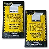 Supersafe Stamp Hinges TWO Packs of 1000 -- Total