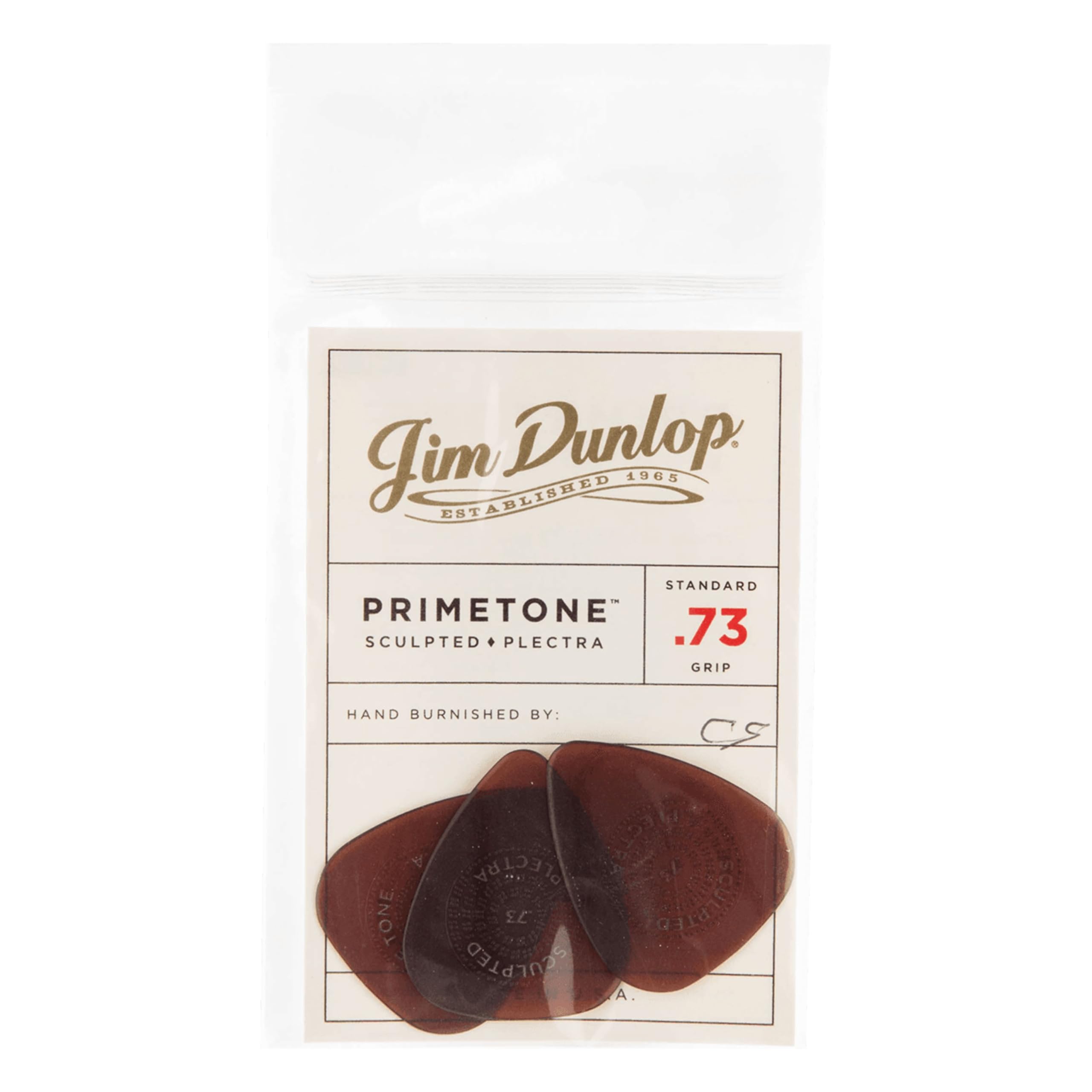 Dunlop Primetone Standard Shape with Grip 3-Pack 1.3 mm