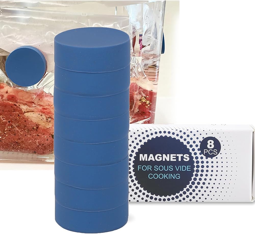 TonGass Sous Vide Magnetical Weights 8-Pack Silicone-Coated