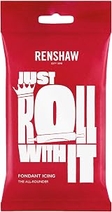Renshaw White Just Roll With It Fondant Icing 250 g Ready to Roll