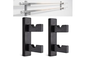 ERMMZHZW Pool Stick Holder Wall Mount Pool Stick Rack Billiard Cue Racks,Horizontally displays two billiard cues on the wall,