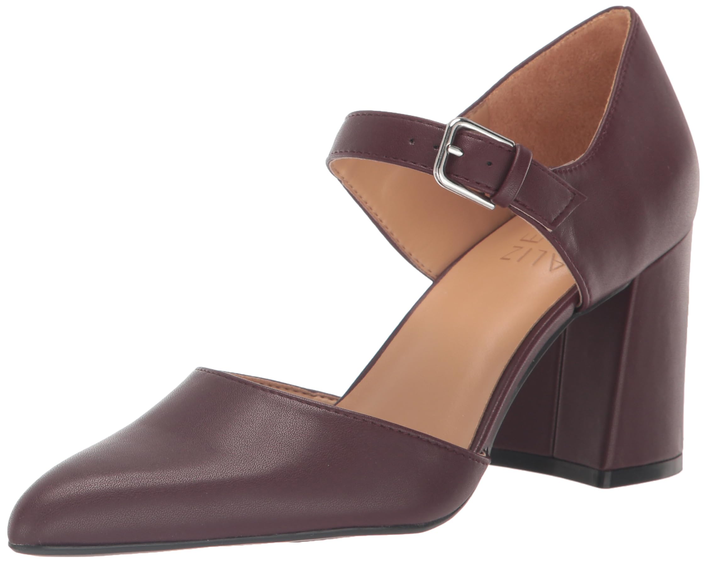 Naturalizer Womens Pixie Mary Jane High Heel Pumps Cabernet Sauvignon 11 M
