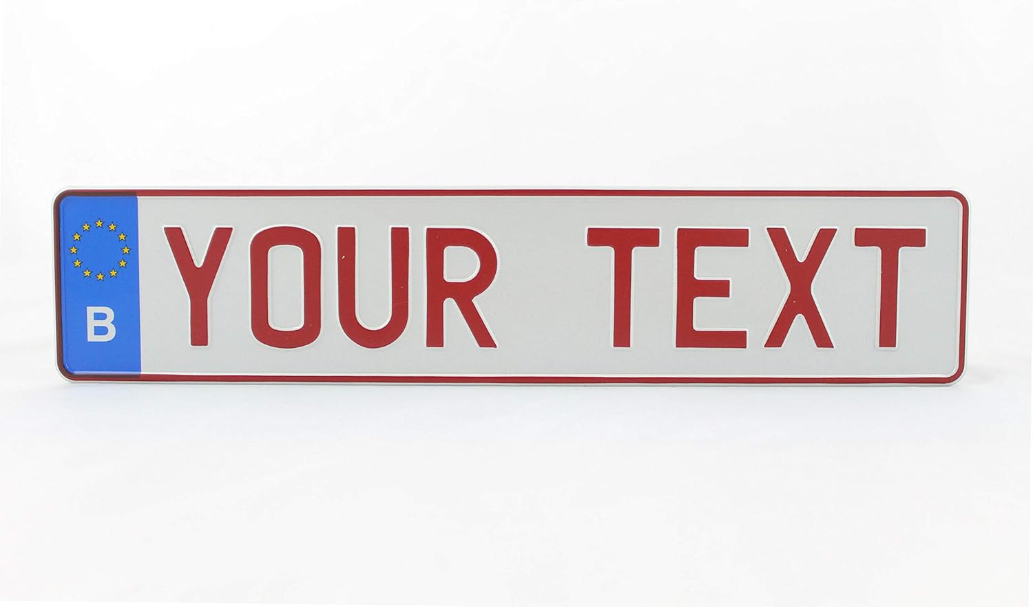 Belgium B Euro European EU License Plate Number Plate