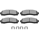 SCITOO D833 Front Ceramic Brake Pads Sets | Fit For Chevy For Equinox,For Ford For Explorer/For Ranger,For Mazda B2300/B3000,For Mercury For Mountaineer,For Torrent