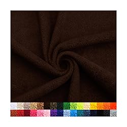 Pico Textiles 5 Yards Bolt - Brown Solid Fleece