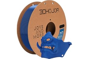 3DHoJor 3D Printing Filament Basic PLA Filament 1.75mm 300mm/s 1kg Cardboard Spool Dimensional Accuracy +/- 0.03 mm Fit Most 3D FDM Printer-Blue