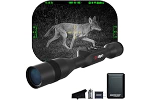 CERTIFIED BRANDS ATN X-Sight 5 Ultra HD 4K+ Smart Day & Night Vision Scope with Built-in Ballistic Calculator | One Shot Zero, Recoil Activated Dual Stream Video, Slow Motion 240 FPS | Exclusive Signature Series Kit
