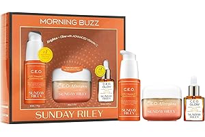 Sunday Riley Morning Buzz Vitamin C Brightening Trio Skincare Set