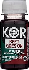 KOR SHOTS Organic Beet Goes on Shot, 1.7 FZ