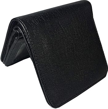 WENZEST Men Black Formal Wallet