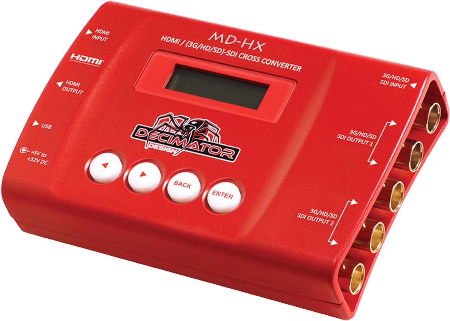 Decimator MD-HX HDMI and SDI Cross Converter with Scaling & Frame Rate Conversion: Electronics