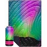 Rumpl Green Northern Lights Puffy Throw Blanket