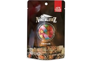 HIMALAYAN CHEF NORTHLANDZ Freeze Dried CRAWLER CANDY | Sweet & Sour Gummy Candy with a Crunch 1oz/each | Intense Fruit Flavors | Unique Freeze-Dried Snack Treat