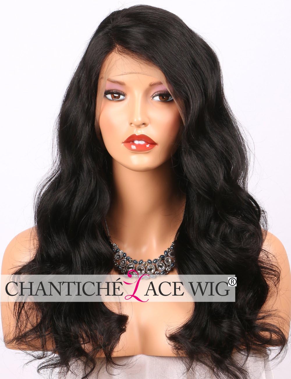 Chantiche Body Wave 360 Wig with Baby Hair and Right Deep Part, Brazilian Remy Human Hair Wigs for Black Women Natural Color 10inch