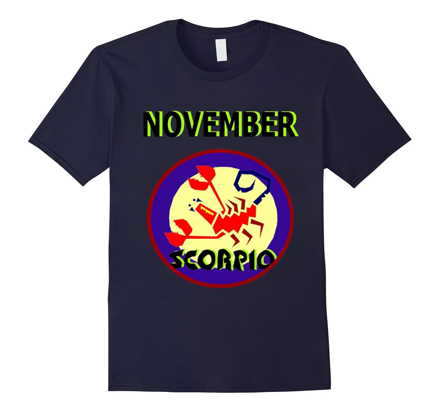 NOVEMBER SCORPIO Birthday Shirt Men Women Kids Sizes-Rose