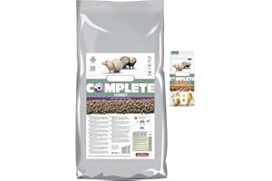 VerseIe Laga Complete Ferret Food 10 kilograms - Includes VL Complete Crock Chicken Ferret Treat 50g