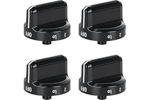 TURNEGOO Upgrade 316564511 Stove Knobs Replacements, Only Compatible with Frigidaire Gas Range/Oven/Stove Knobs, Cooktop Burner Control Knob Replacement Part for AP4433359 (4 Packs)