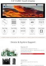 Waveshare 7.9" IPS LCD HDMI Touch Screen 400x1280 Capacitive Glass for view 4