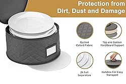 2 Pack 6" Small Plate Storage Case - China Storage