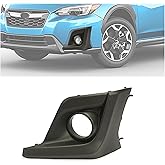 Kojem Left Fog Light Bezel Compatible with 2018-2020 Subaru Crosstrek Replacement for 57731FL092 Driving Lamp Trim Cover W/Fog Light hole (Driver Side Left LH)