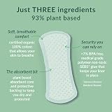 natracare Natural Curved Panty Liners Organic Cotton 90 Liners Pack view 2
