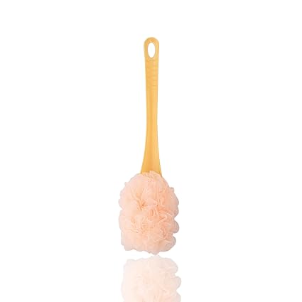 Kaiv BBR2201 Deluxe Smooth Sponge with Long Handle (Light Peach)