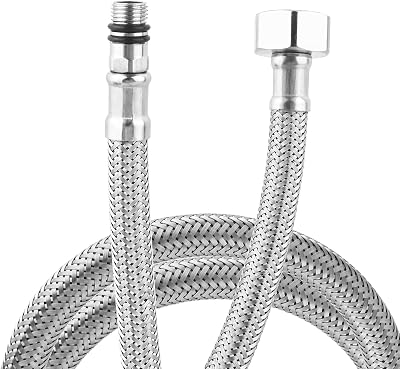 XIFIRY Pack of 2 Flexible Tap Connectors M10x1/2 500mm