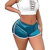 Booty Shorts for Women Sexy Micro Lounge Biker Running Athletic Shorts Workout Hot Pants Rave Bottoms